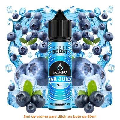Bombo Bar Juice Hyper Boost - Blueberry Ice 5ml (Longfill 60ml)