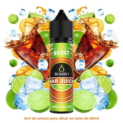Bombo Bar Juice Hyper Boost - Lime Cola Ice 5ml (Longfill 60ml)
