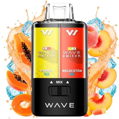 Bud Vape Wave Switch 40.000 Puffs Melocoton Ice - Papaya Ice (0mg)