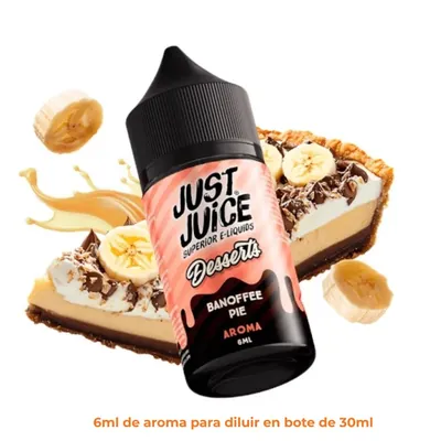 Aroma Just Juice Desserts Banoffee Pie Mini Longfill 6/30ml