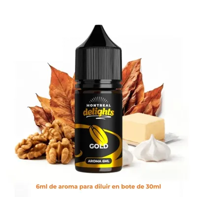 Aroma Montreal Delights Gold Mini Longfill 6/30ml