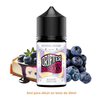 Aroma Drifter Bar Blueberry Cheesecake Longfill 6/30ml