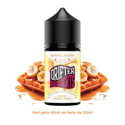 Aroma Drifter Bar Banana Caramel Waffle Longfill 6/30ml