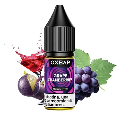 Oxbar Salts Grape Cranberries 10ml 15mg