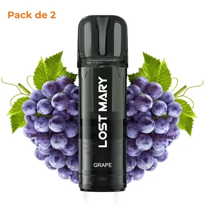 Lost Mary Tappo Pro x2 Cápsulas Grape 20mg