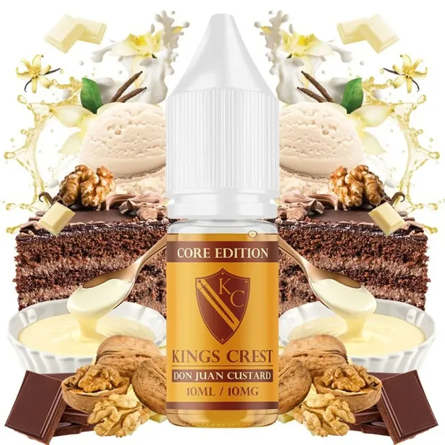 Kings Crest Salts Core Don Juan Custard 10ml