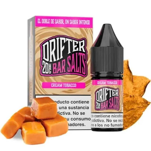 Drifter Bar Salts Cream Tobacco 10ml