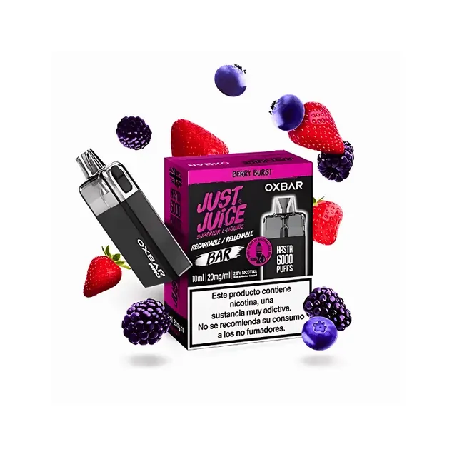 Just Juice Oxbar Rellenable Berry Burst 20mg
