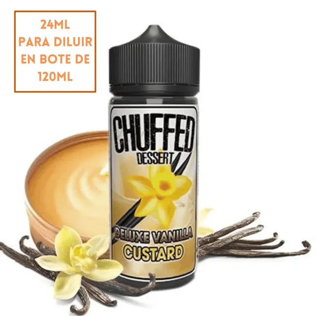 Aroma Chuffed Dessert Deluxe Vanilla Custard Longfill 24/120ml