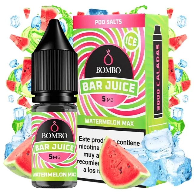 Bombo Salts Bar Juice Watermelon Max Ice 10ml