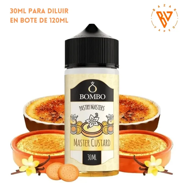 Aroma Bombo Master Custard Longfill 30/120ml