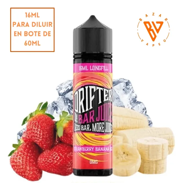 DRIFTER BAR JUICE Aroma Drifter Bar Strawberry Banana Ice Longfill