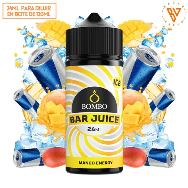 Aroma Bombo Bar Juice Mango Energy Ice Longfill 24/120ml