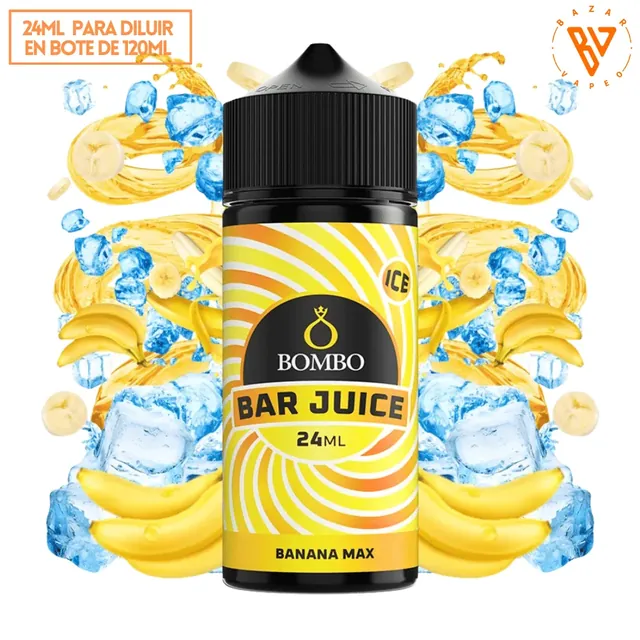 Aroma Bombo Bar Juice Banana Max Ice Longfill 24/120ml
