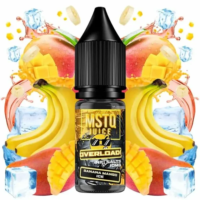 MSTQ Juice Overload Salts Banana Mango Ice 10ml