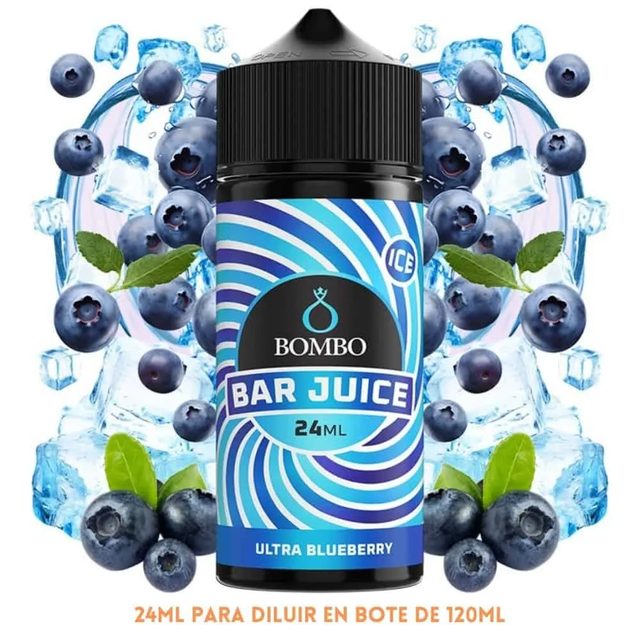 Aroma Bombo Bar Juice Ultra Blueberry Ice Longfill 24/120ml
