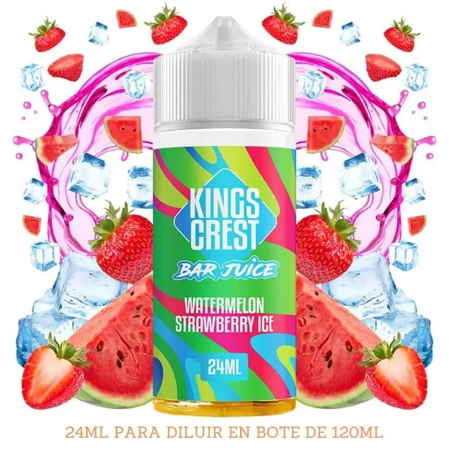 Aroma Kings Crest Watermelon Strawberry Ice Longfill 24/120ml