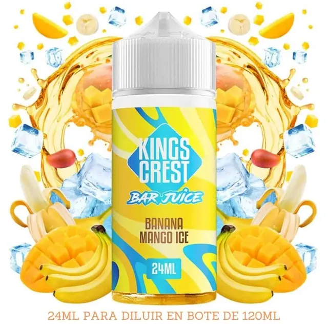 Aroma Kings Crest Banana Mango Ice Longfill 24/120ml