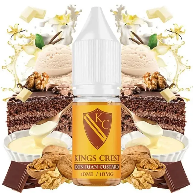 Kings Crest Salts Don Juan Custard 10ml