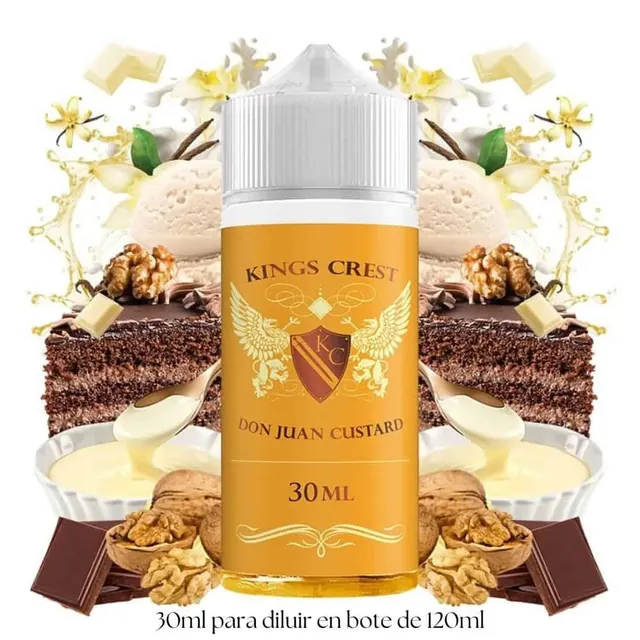 Aroma Kings Crest Don Juan Custard 30/120ml