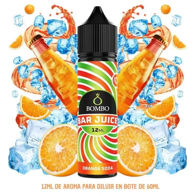 Aroma Bombo Bar Juice Orange Soda Ice Longfill 12/60ml