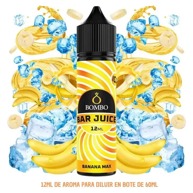 Aroma Bombo Bar Juice Banana Max Ice Longfill 12/60ml