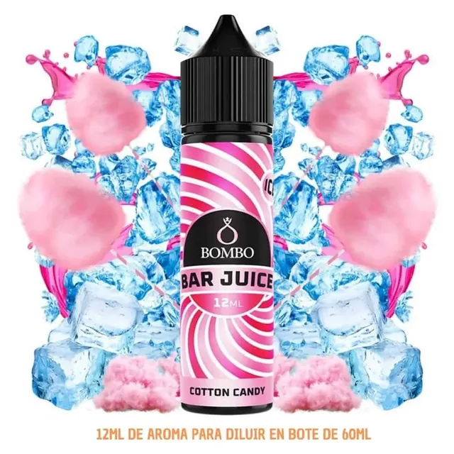 Aroma Bombo Bar Juice Cotton Candy Ice Longfill 12/60ml
