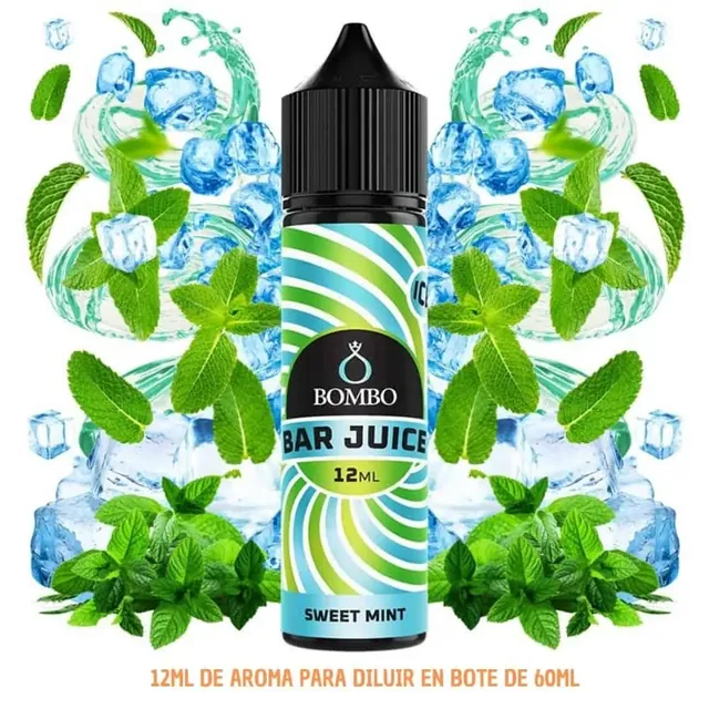 Aroma Bombo Bar Juice Sweet Mint Ice Longfill 12/60ml