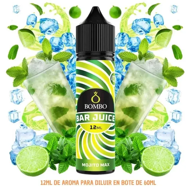 Aroma Bombo Bar Juice Mojito Max Ice Longfill 12/60ml