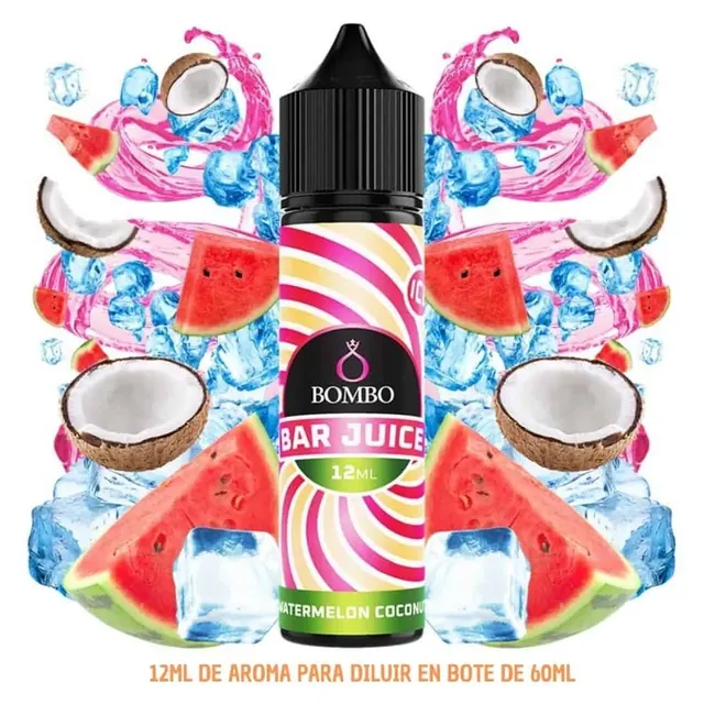 Aroma Bombo Bar Juice Watermelon Coconut Ice Longfill 12/60ml
