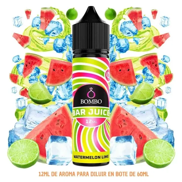 Aroma Bombo Bar Juice Watermelon Lime Ice Longfill 12/60ml