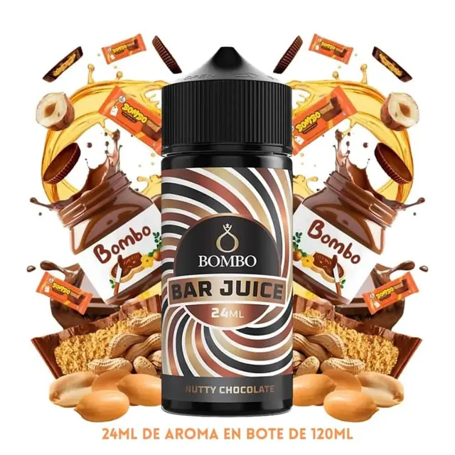 Aroma Bombo Bar Juice Nutty Chocolate Longfill 24/120ml