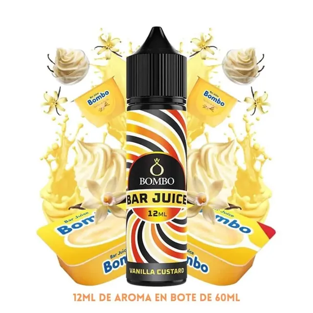 Aroma Bombo Bar Juice Vanilla Custard Longfill 12/60ml