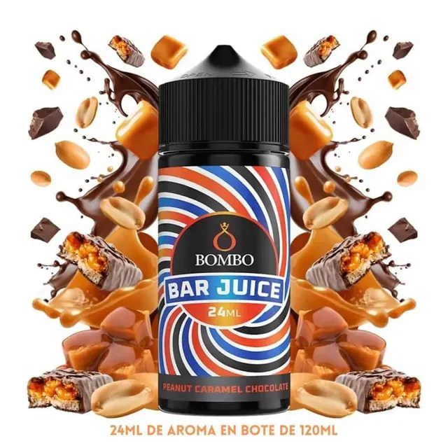 Aroma Bombo Bar Juice Peanut Chocolate Caramel Longfill 24/120ml