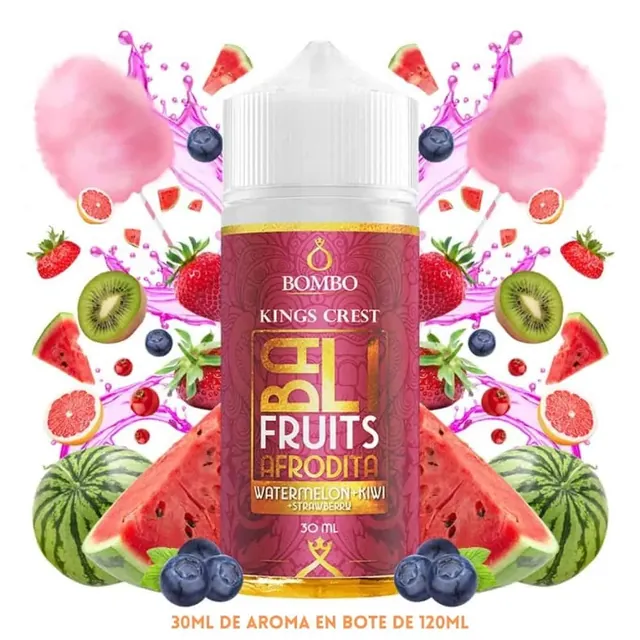 BALI FRUITS, BOMBO Aroma Bali Fruits WKS + Afrodita Longfill 30/120ml