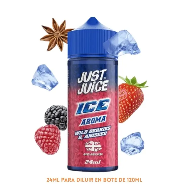 Aroma Just Juice Wild Berries Aniseed Ice Longfill 24/120ml