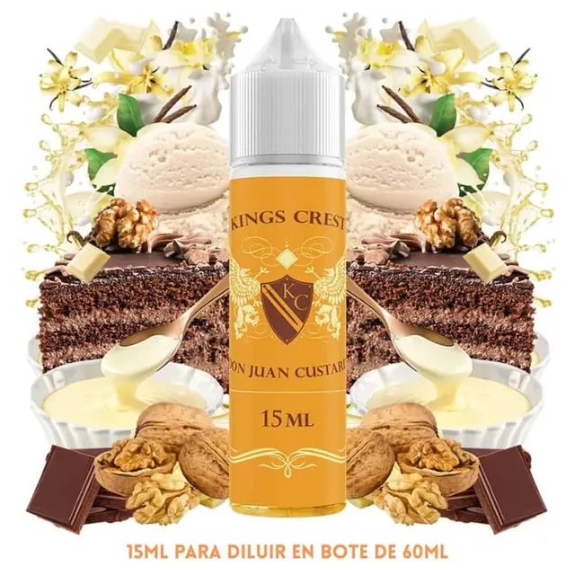 KINGS CREST Aroma Don Juan Custard Longfill 15/60ml