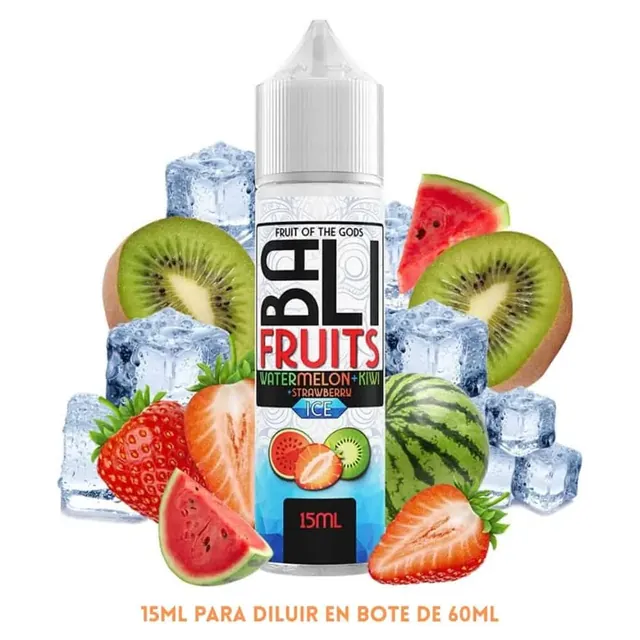 BALI FRUITS, KINGS CREST Aroma Bali Fruits Watermelon Kiwi Strawberry Ice Longfill 15/60ml