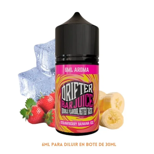 Aroma Drifter Bar Strawberry Banana Ice Longfill 6/30ml