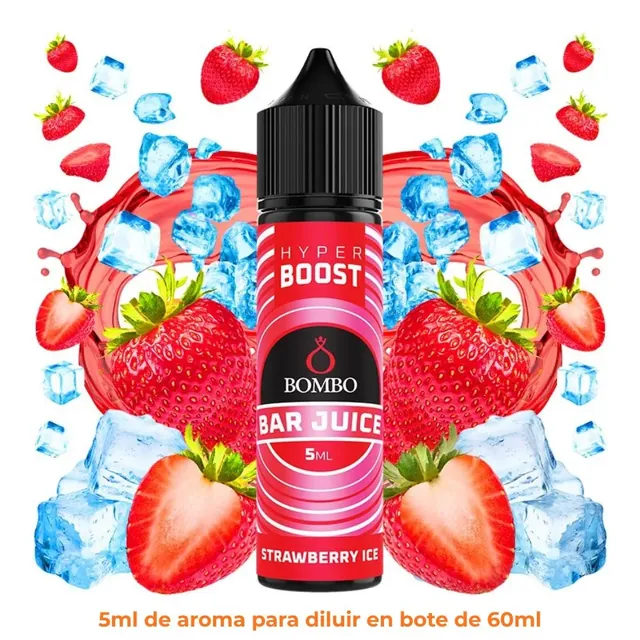 Aroma Bombo Hyper Boost 5ml Strawberry Ice