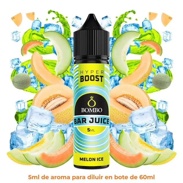 Aroma Bombo Hyper Boost 5ml Melon Ice