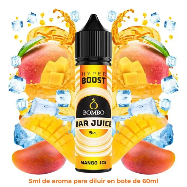 Aroma Bombo Hyper Boost 5ml Mango Ice