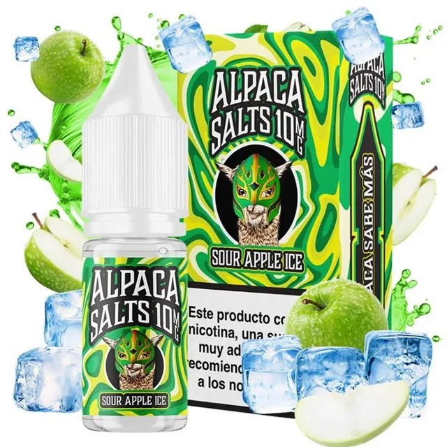 Alpaca Salts Sour Apple Ice 10ml - SAL-498-317606-20MG