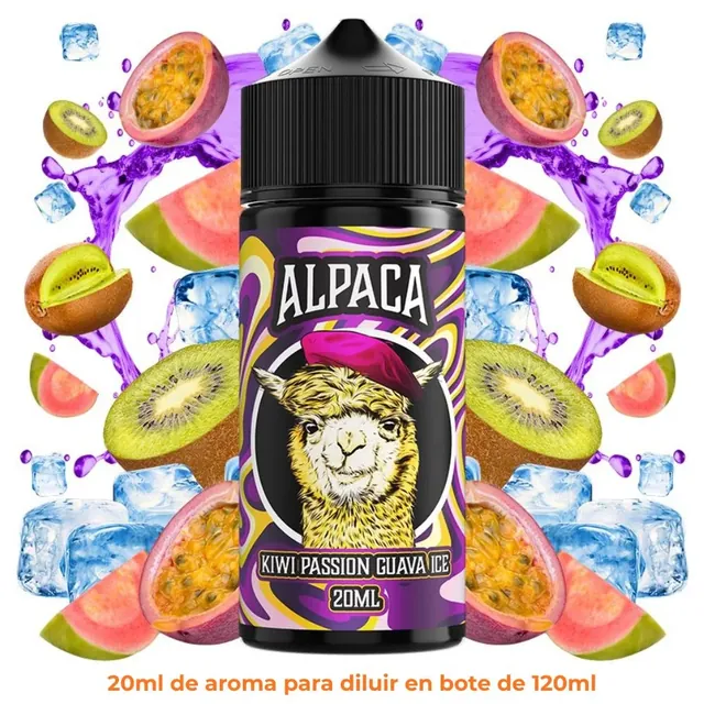 Alpaca - Kiwi Passion Guava Ice 20ml (Longfill 120ml)