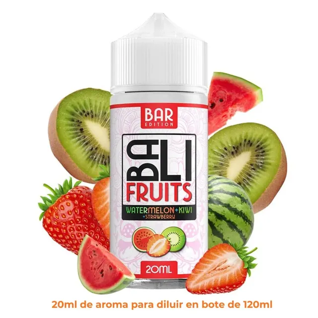 Bali Fruits Bar - Watermelon Kiwi Strawberry 20ml (Longfill 120ml)