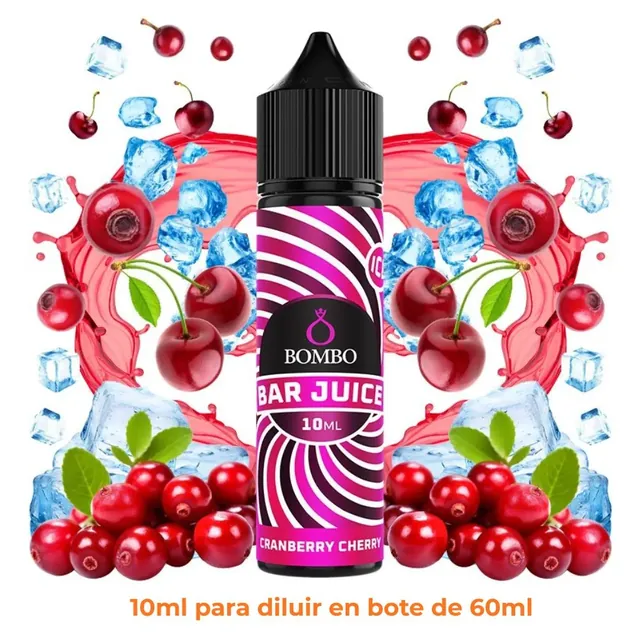 Aroma Bombo Bar Juice Cranberry Cherry Longfill 10/60ml