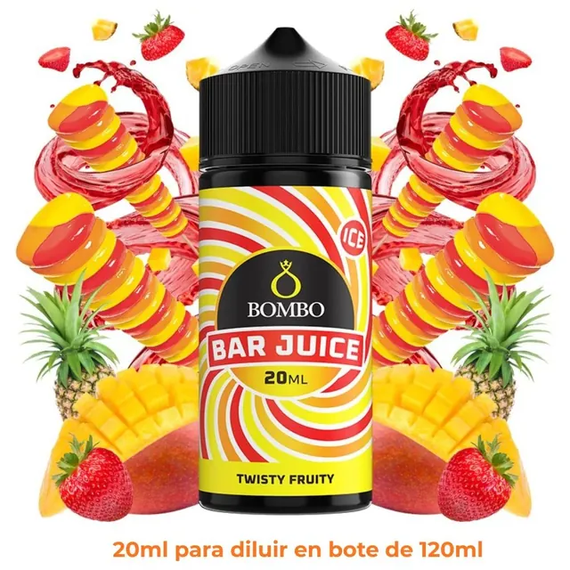 Aroma Bombo Bar Juice Twisty Fruity Longfill 20/120ml