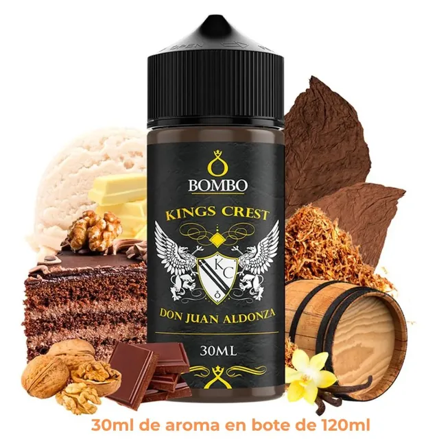 BOMBO, KINGS CREST Aroma Don Juan Aldonza Longfill 30/120ml