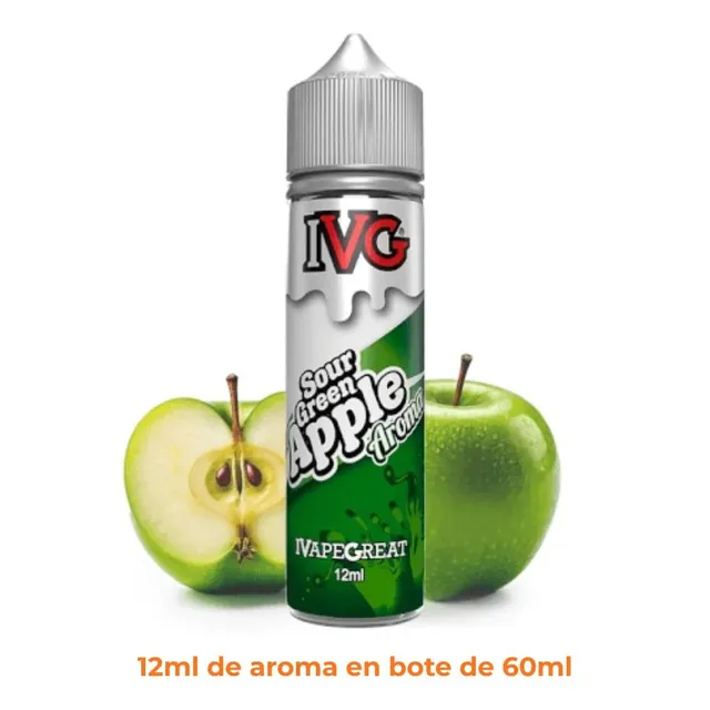 Aroma IVG Sour Green Apple Longfill 12/60ml