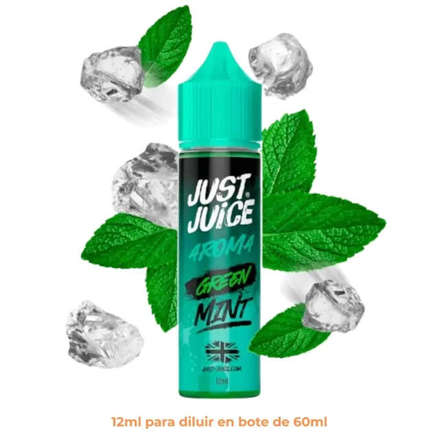 Aroma Just Juice Mint Range Green Longfill 12/60ml